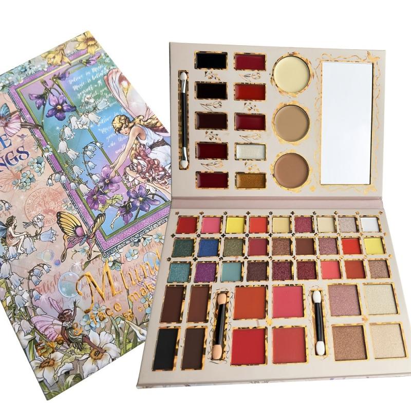 37 Colors Makeup Palette Set Eyeshadow Lip Glaze Highlight Blush Powder