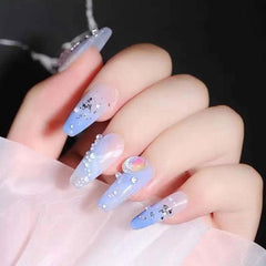 AB Transparent Ball Nail Rhinestones Mix Sizes Nail Jewels for Manicure