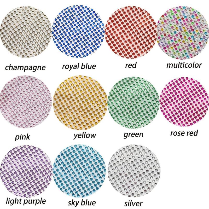 504 Pcs Self Adhesive Rhinestone Stickers for Face Eyes Nails Body Decoration