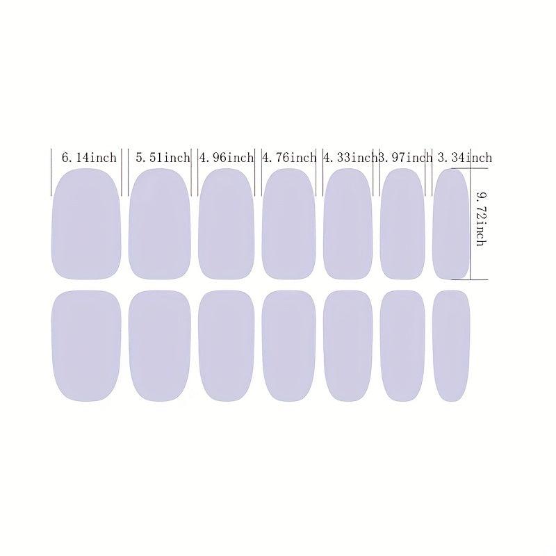 Waterproof Red Nail Stickers Full Wraps Nail Polish Strips Self Adhesive Gel Nai