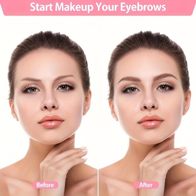 12pcs Eyebrow Stencils for Perfect Brows Variety of Face Shapes