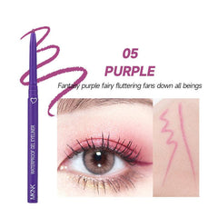 Waterproof Eyeliner Gel Pen - 6 Colors Smooth Proof and Rich