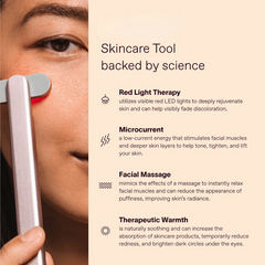 5-in-1 Dual Facial Wand for Face and Neck Microcurrent Device