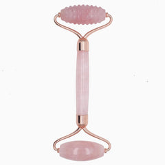Natural Quartz Jade Roller For Face Massage Gua Sha Scraper Gift