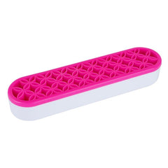 Silicone Makeup Brush Stand Holder Cosmetic Storage Box