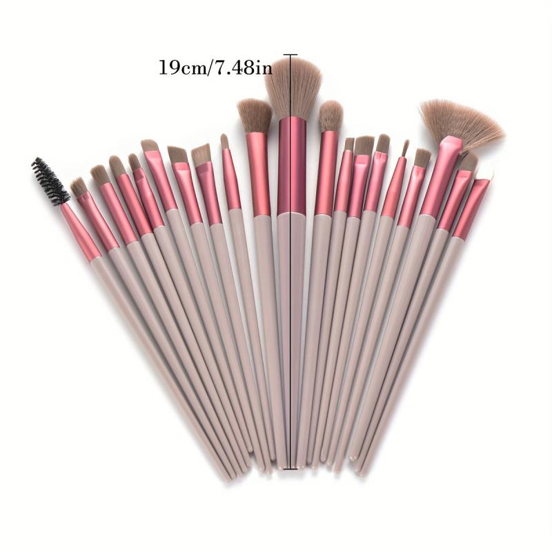 Complete Makeup Brush Set - Foundation, Powder & Concealer Tools