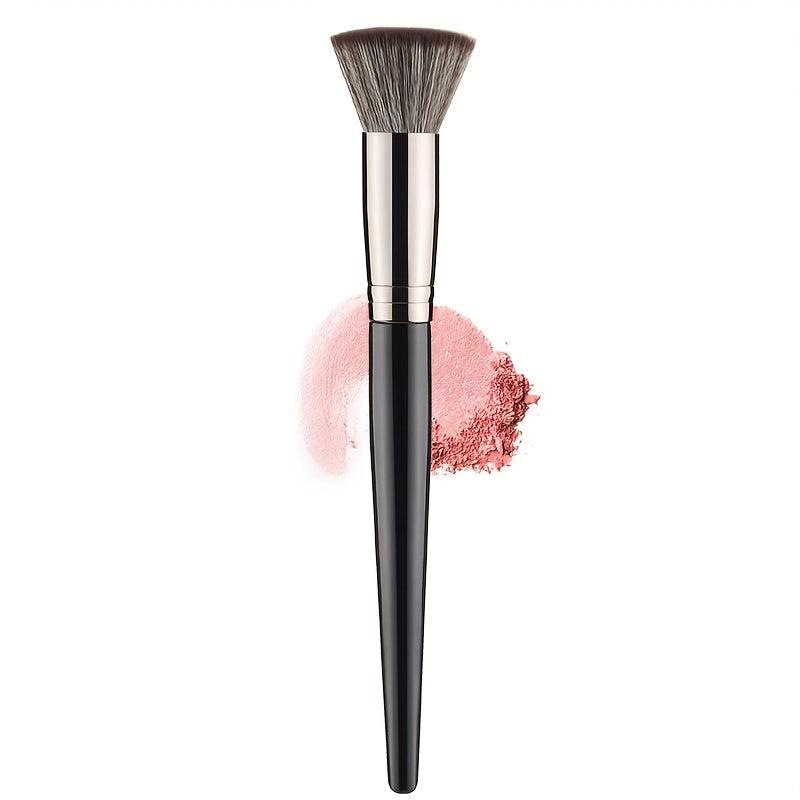 1pc Soft Smudge Brush Flat Head Blush Highlight Beauty Makeup Tool