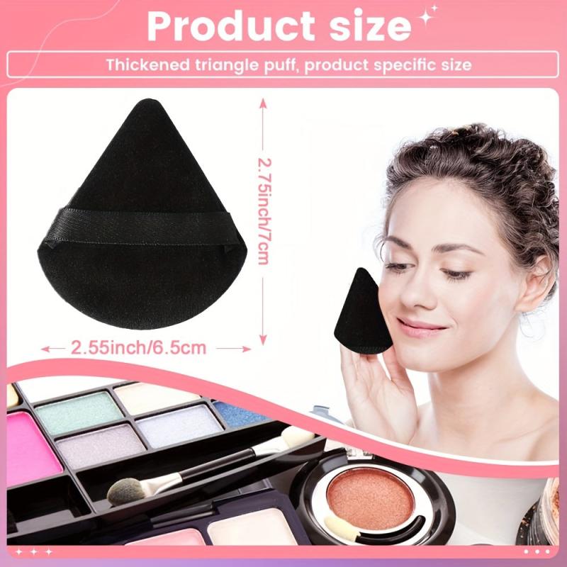 Velvet Makeup Puff Set 18pcs for Liquid Cream Foundation Powder