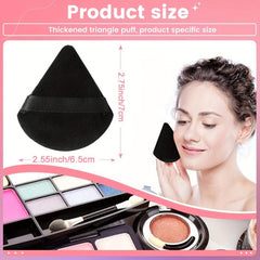Velvet Makeup Puff Set 18pcs for Liquid Cream Foundation Powder