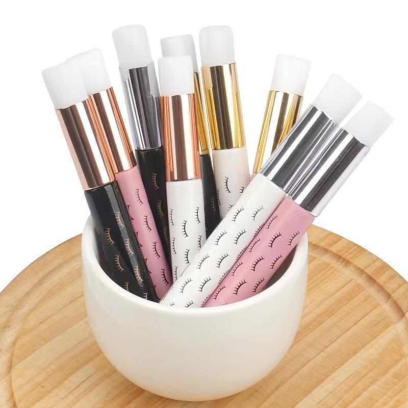 Soft Lash Shampoo Brushes for Eyelash Extensions and Facial Deep Cleaning
