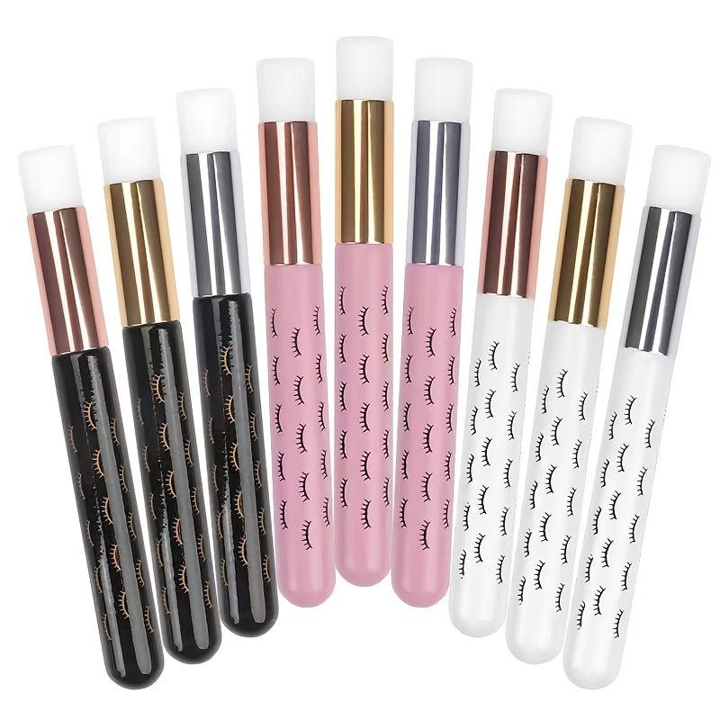 Soft Lash Shampoo Brushes for Eyelash Extensions and Facial Deep Cleaning