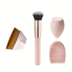 4 Pcs Multifunctional Foundation Brush Set Blush Brush