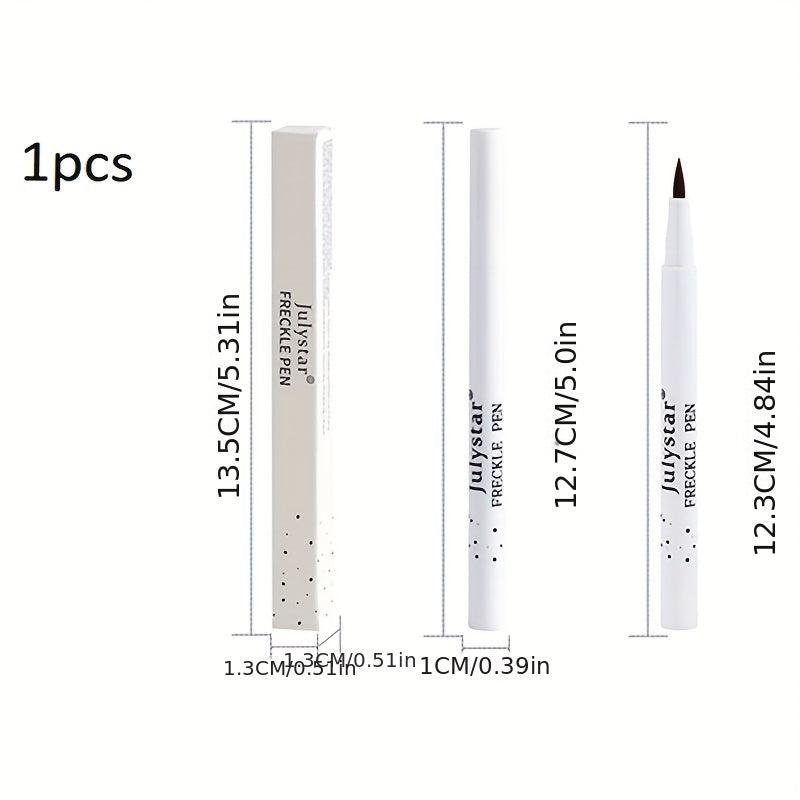 2pcs Natural Freckle Pen Eyeliner Waterproof Smudge Proof Face Makeup