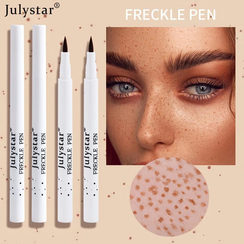 2pcs Natural Freckle Pen Eyeliner Waterproof Smudge Proof Face Makeup
