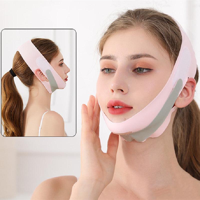 2Pcs V Face Bandage Sleeping Mask High Elasticity Lift Breathable Facial Belt
