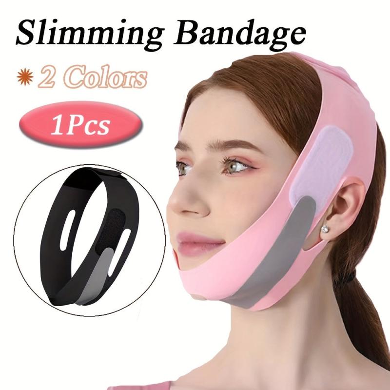 2Pcs V Face Bandage Sleeping Mask High Elasticity Lift Breathable Facial Belt
