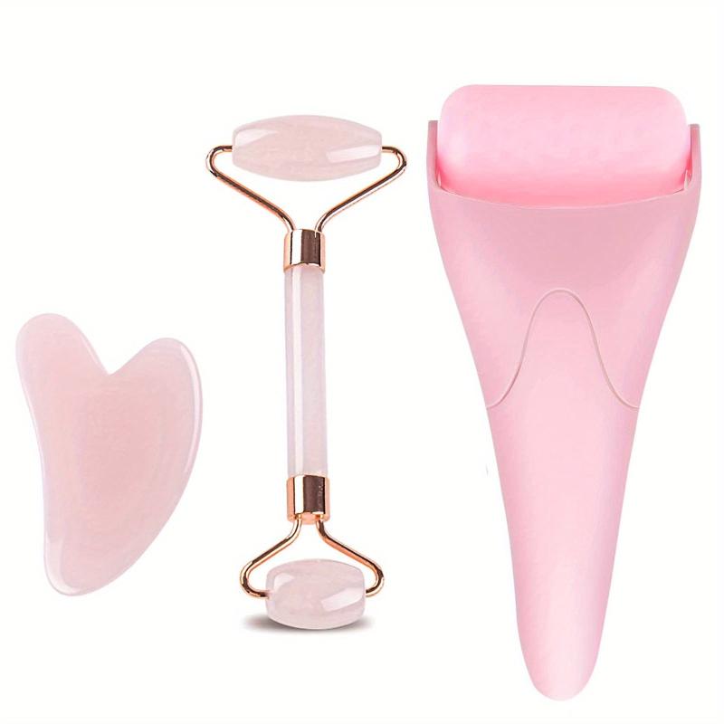 Jade Roller and Gua Sha Set for Face and Eye Massage