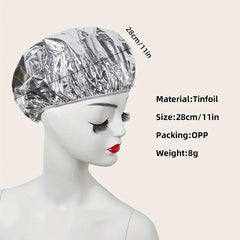 Waterproof Tin Foil Cap for Hair Dye Shower Use
