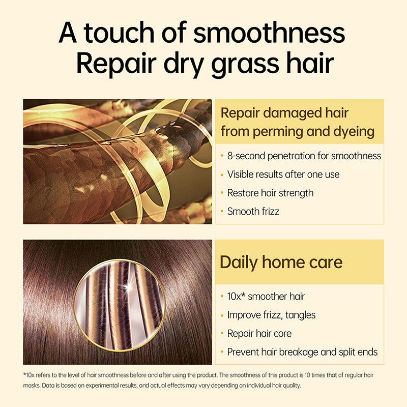 8 Sec Hair Mask Keratin Care Cream Smoothing Repair Frizz Soft Hair