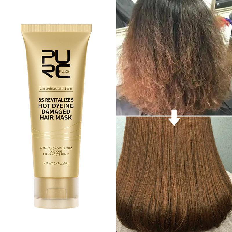 8 Sec Hair Mask Keratin Care Cream Smoothing Repair Frizz Soft Hair