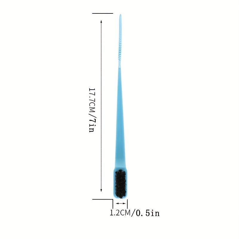 Double Sided Edge Brush for Hair Control and Highlights