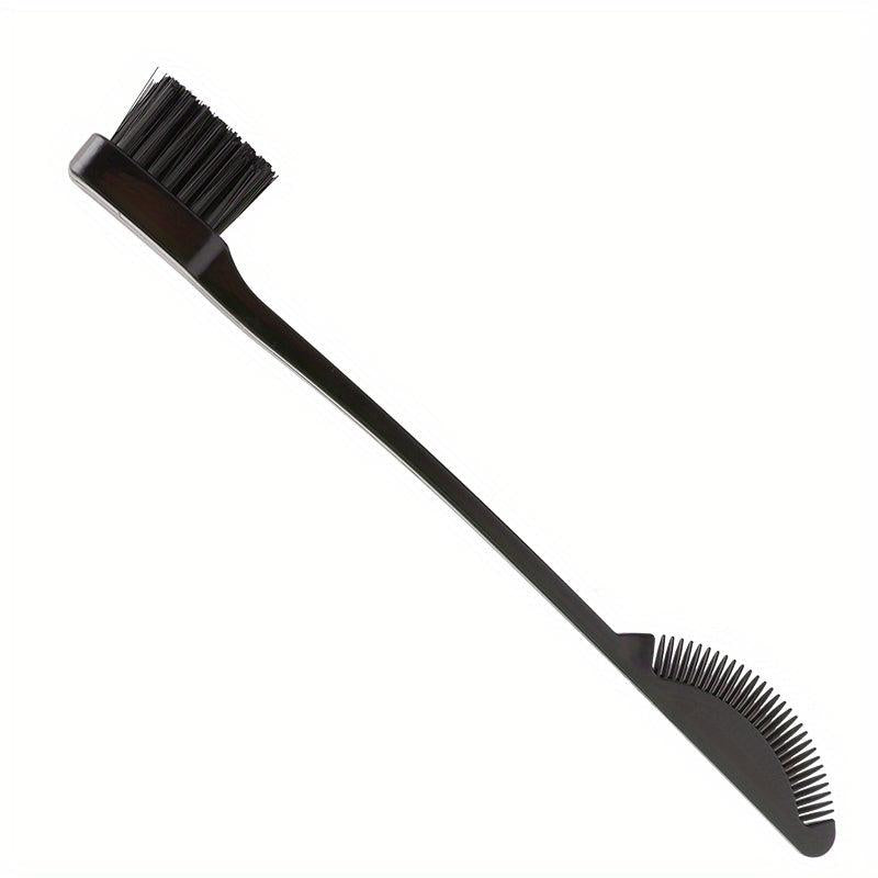 Double Sided Edge Brush for Hair Control and Highlights