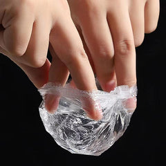 100pcs Clear Waterproof Ear Covers for Hair Styling