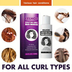 Curly Hair Styling Mousse Cream Conditioner