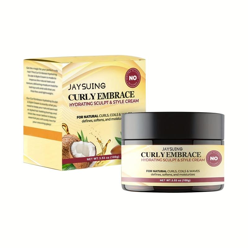 Curly Hair Styling Cream for Volume & Hydration