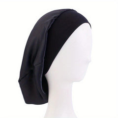 Women's Silky Satin Sleep Cap Turban Bonnet for Hair Care
