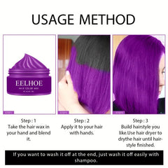 Washable Instant Hair Wax for DIY Styling and Parties
