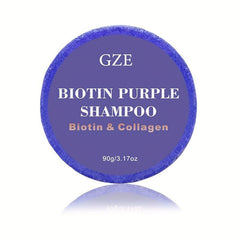 Biotin Purple Shampoo Soap Bar for Blonde Hair