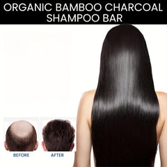Bamboo Charcoal Shampoo Soap Cleanses Scalp Hair Repairs Damaged