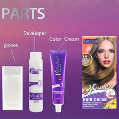 Long Lasting Hair Kit With Cream & Developer