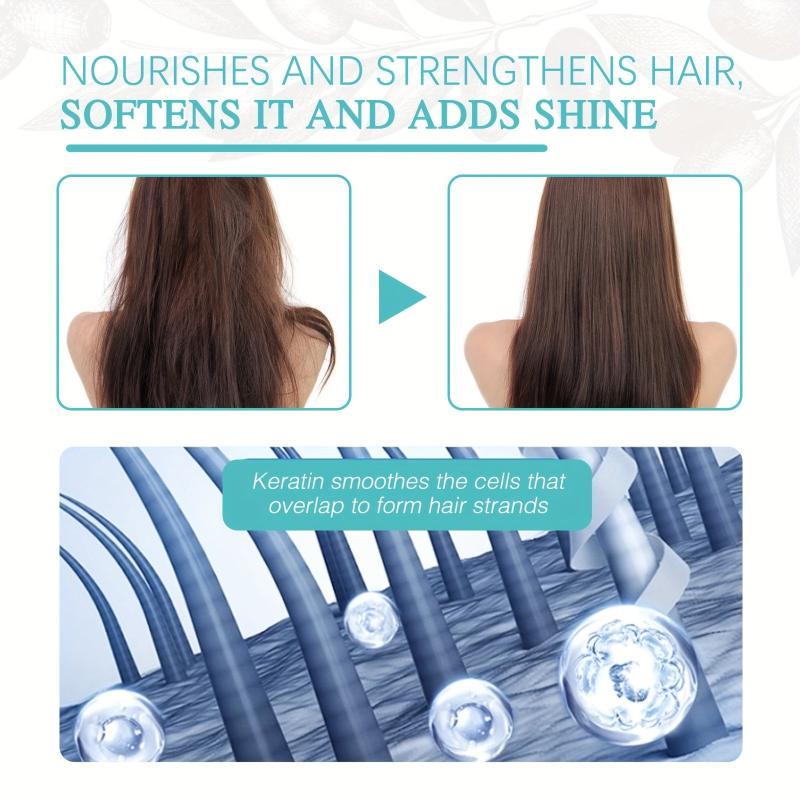 60ml Protein Hair Straightener Cream Silk & Gloss Hair Straightening Product