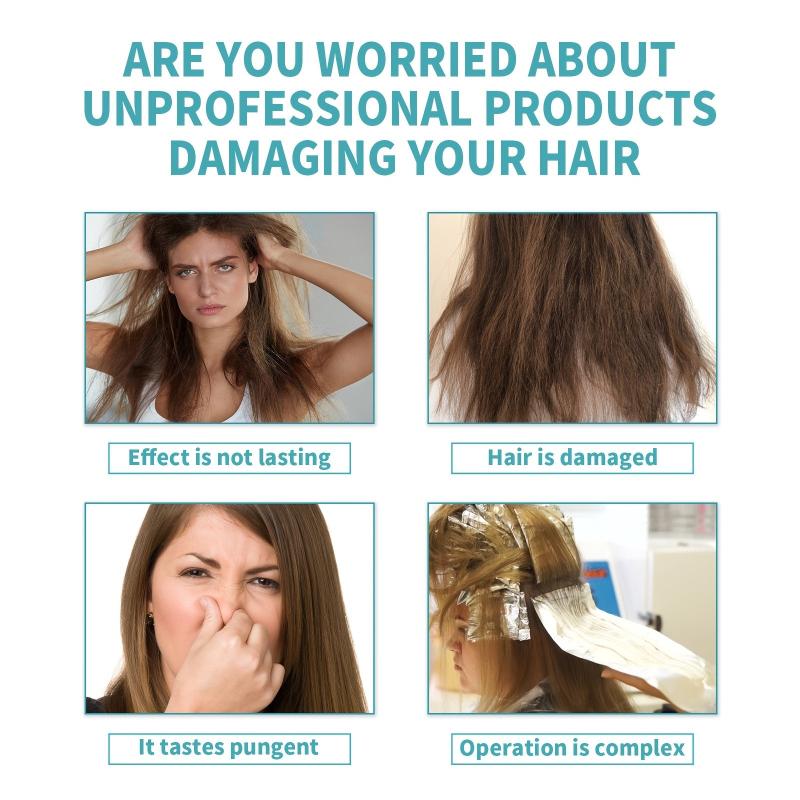 Hair Straightening Cream Softening Factor Repair Hair