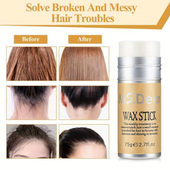 Strong Hold Hair Wax Stick for Wigs Edge Control Non Greasy Pomade Stick