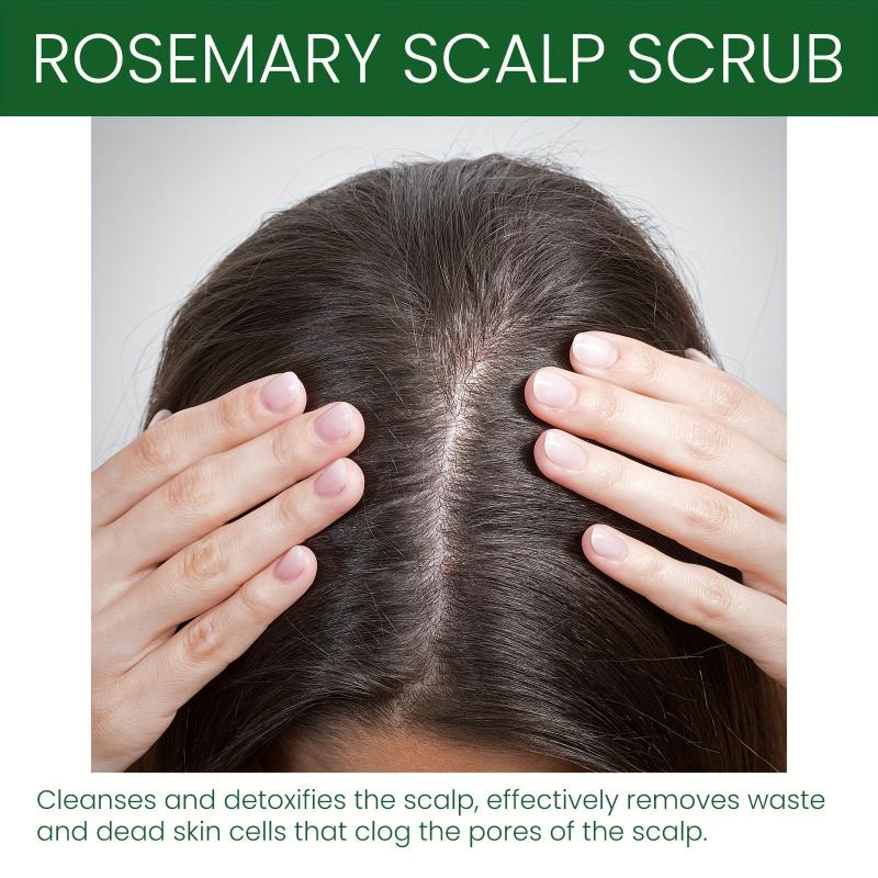Rosemary Scalp Scrub: Exfoliates Scalp, Refreshes, Moisturizes - 100g