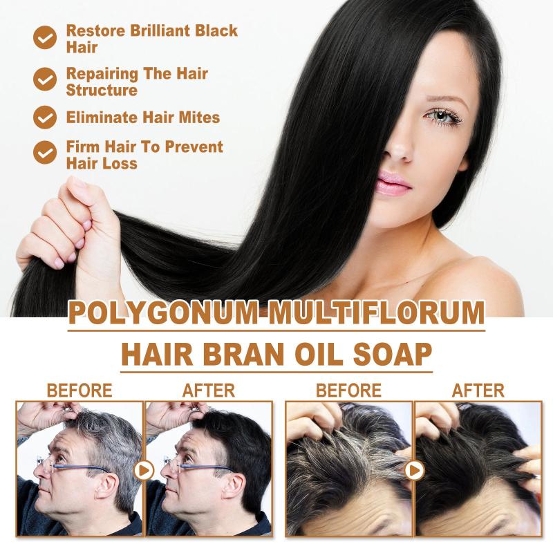 He Shou Wu Extract Shampoo Bar for Smooth, Moisturized Hair
