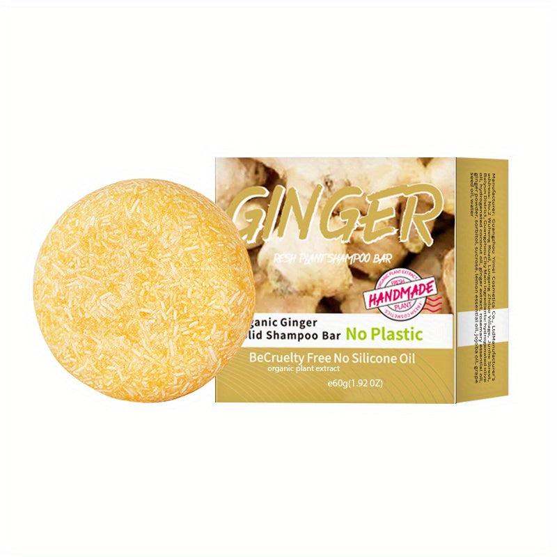 Ginger Shampoo Soap Refreshing Control Shampoo Bar Plant Hair Care