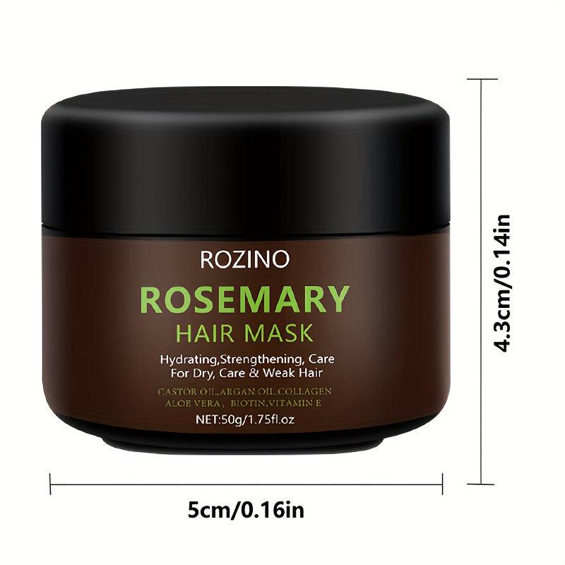 50g Rosemary Hair Mask for Dry & Fragile Hair - Moisturizing & Smoothing