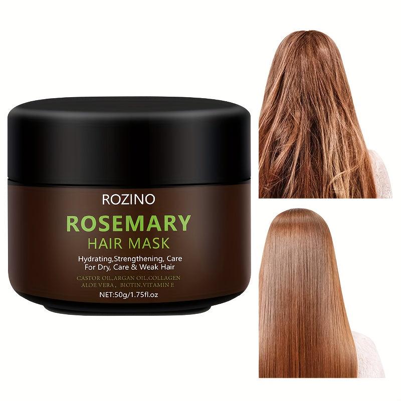 50g Rosemary Hair Mask for Dry & Fragile Hair - Moisturizing & Smoothing