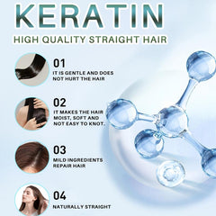 Keratin Hair Straightener Cream for All Hair Types