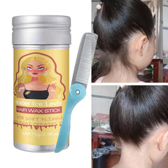 Strong Hold Styling Wax & Comb Set for Frizz Hair