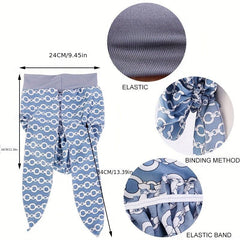 Silk Bonnet Elastic Headband for Women