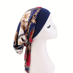 Silk Bonnet Elastic Headband for Women