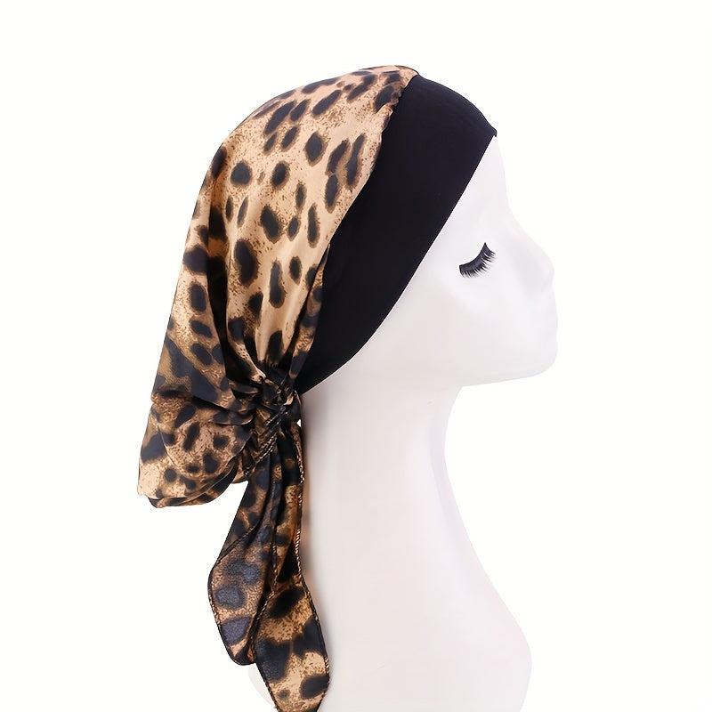 Silk Bonnet Elastic Headband for Women