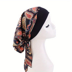 Silk Bonnet Elastic Headband for Women