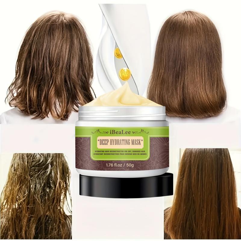 Deep Hydrating Hair Mask Collagen Biotin Argan Strengthening Masque