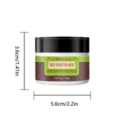 Deep Hydrating Hair Mask Collagen Biotin Argan Strengthening Masque